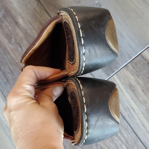 Born Women Comfort Leather Slide Mules Mary Jane Loafer  shoes sz 7 - Picture 5 of 10